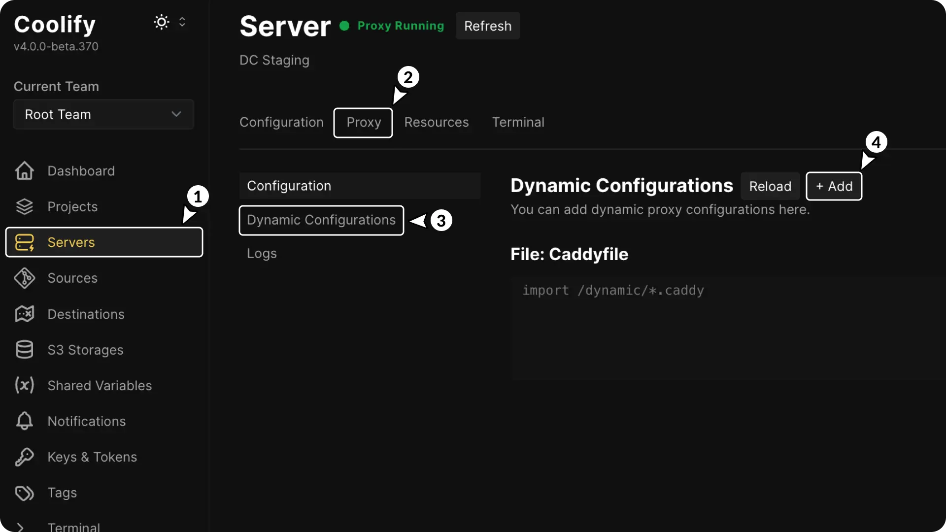 Coolify Traefik Dynamic Configuration